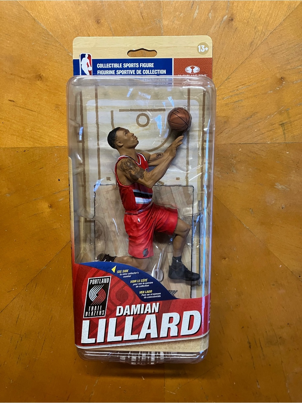 McFarlane NBA 30 Damian Lillard Red Jersey Chase Numbered 487/1000